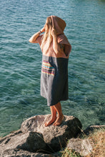 Surfponcho Sunset Bloom Bio-Frotte - Limited Edition Zeachild