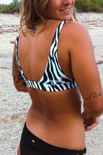 Sporty Zebra Bikinitop - recycelt - Zeachild  - fair - bio - vegan - organisch - umweltfreundlich