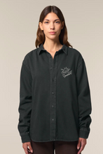 Blissed & Sunkissed Damen Hemd Vintage Schwarz