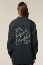 Blissed & Sunkissed Damen Hemd Vintage Schwarz