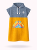 Kinder Poncho Bio-Frotte 4-8 Jahre - Einzelstücke