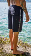 Basic Tribal Stripe Boardshort - recycelt