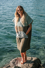 Surfponcho Green Drift Bio-Frotte - Limited Edition