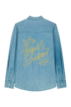 Blissed & Sunkissed Damen Jeanshemd
