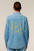 Blissed & Sunkissed Damen Jeanshemd