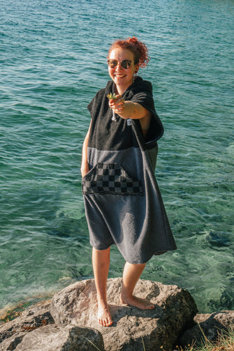 Surfponcho ChessLine Cruiser Bio-Frotte - Limited Edition