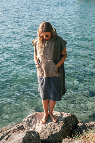 Surfponcho Aina Verde Bio-Frotte - Limited Edition