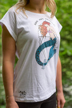 Mermaid Shirt - Ladies RollUp Shirt - Zeachild - fair - bio - vegan - organic - environmentally friendly