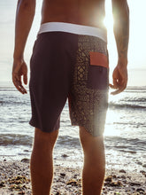 Rusty Ethno Boardshort - recycled - Zeachild - fair - bio - vegan - organic - eco-friendly